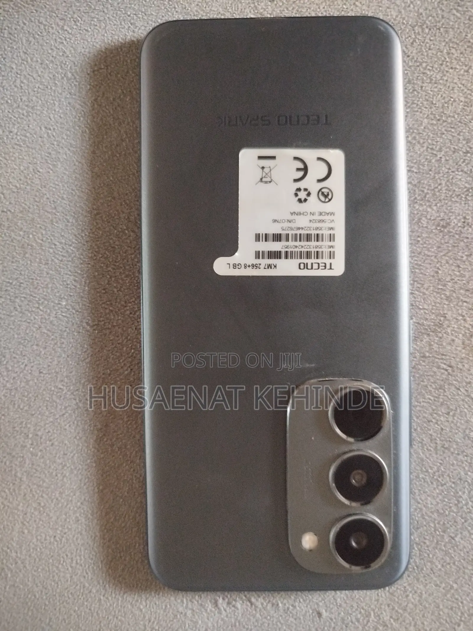 Tecno Spark 40 Pro 256 GB Gray