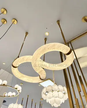 Alabaster Marble Spanish Chandelier