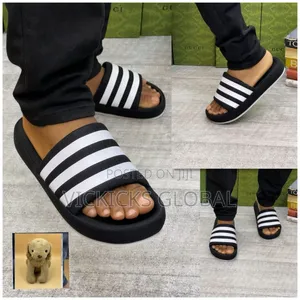 Classic Triple Stripe Comfort Slides