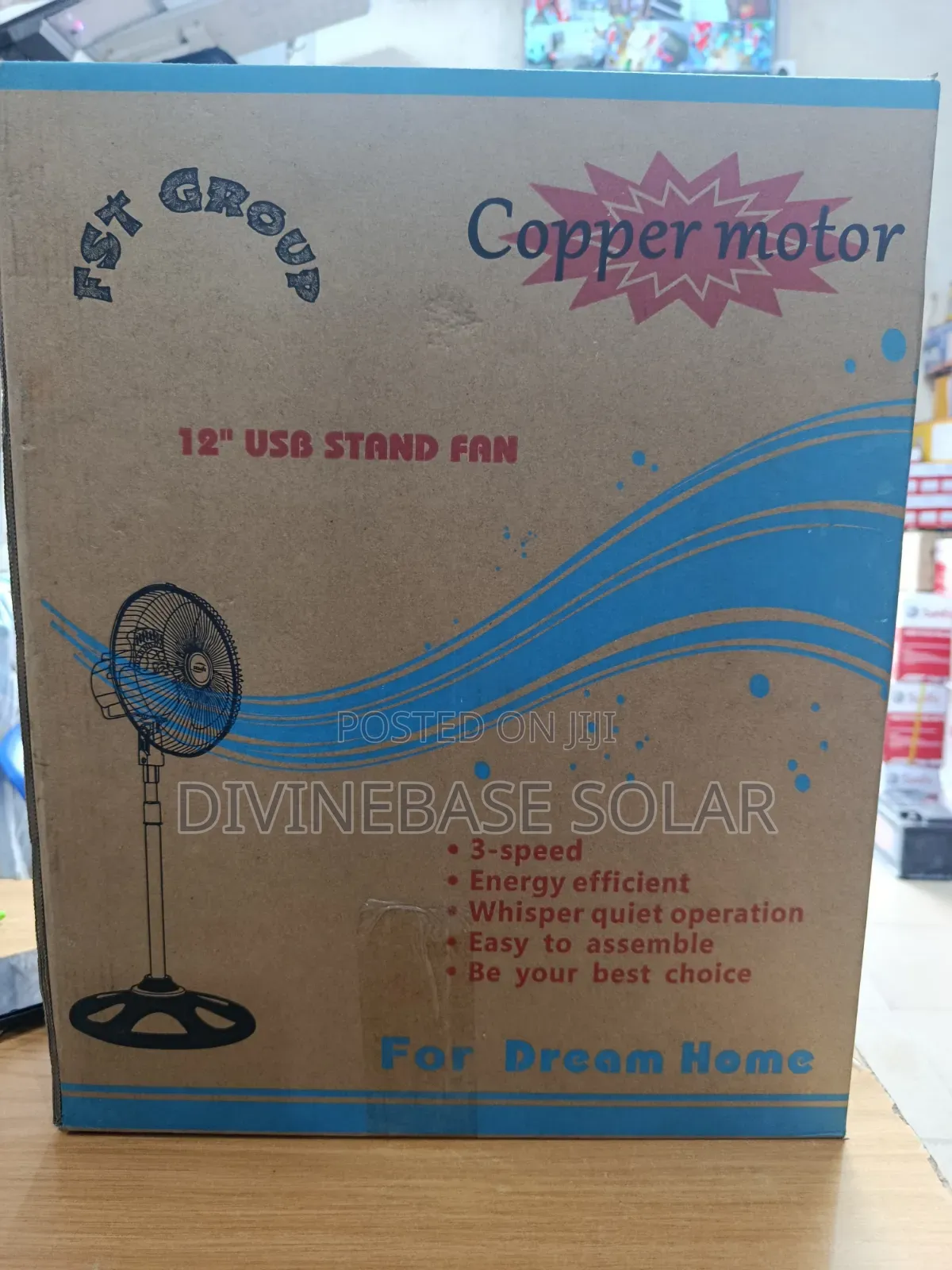12" Usb Standing Fan