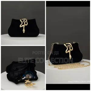 Mini Chic Purse!Available in Just Black Color! Topnotch Quality