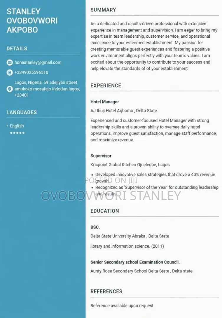 Assistant Manager