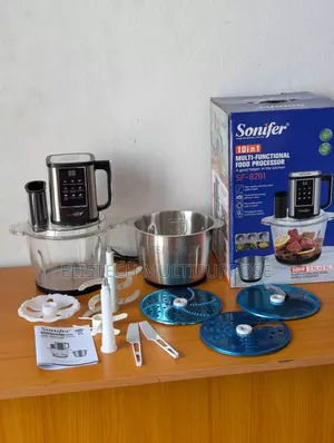 The Sonifer Sf-8201 Is a 10-in-1 Multi-Functional Food Processor