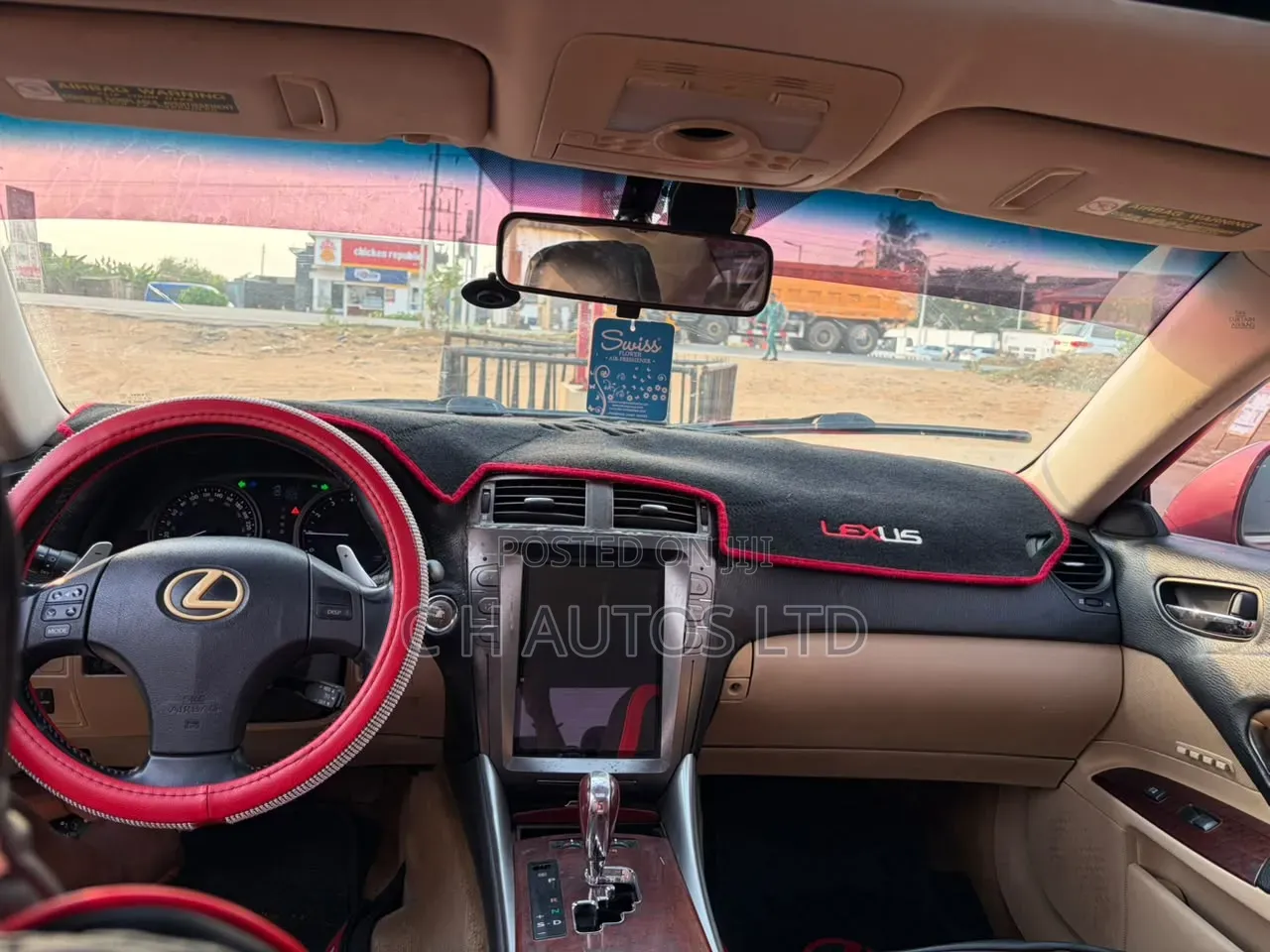 Lexus IS 2008 Red