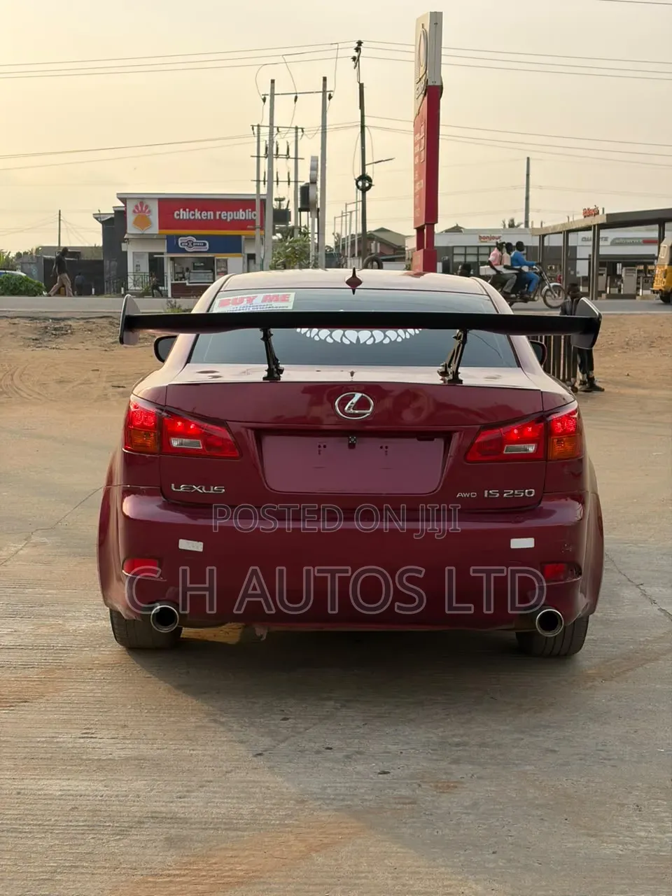 Lexus IS 2008 Red