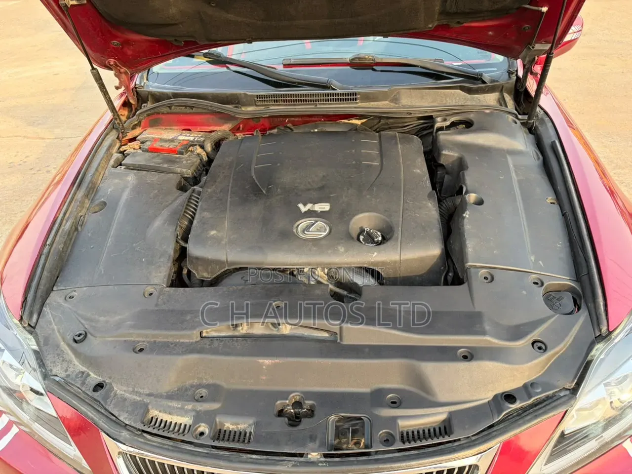 Lexus IS 2008 Red
