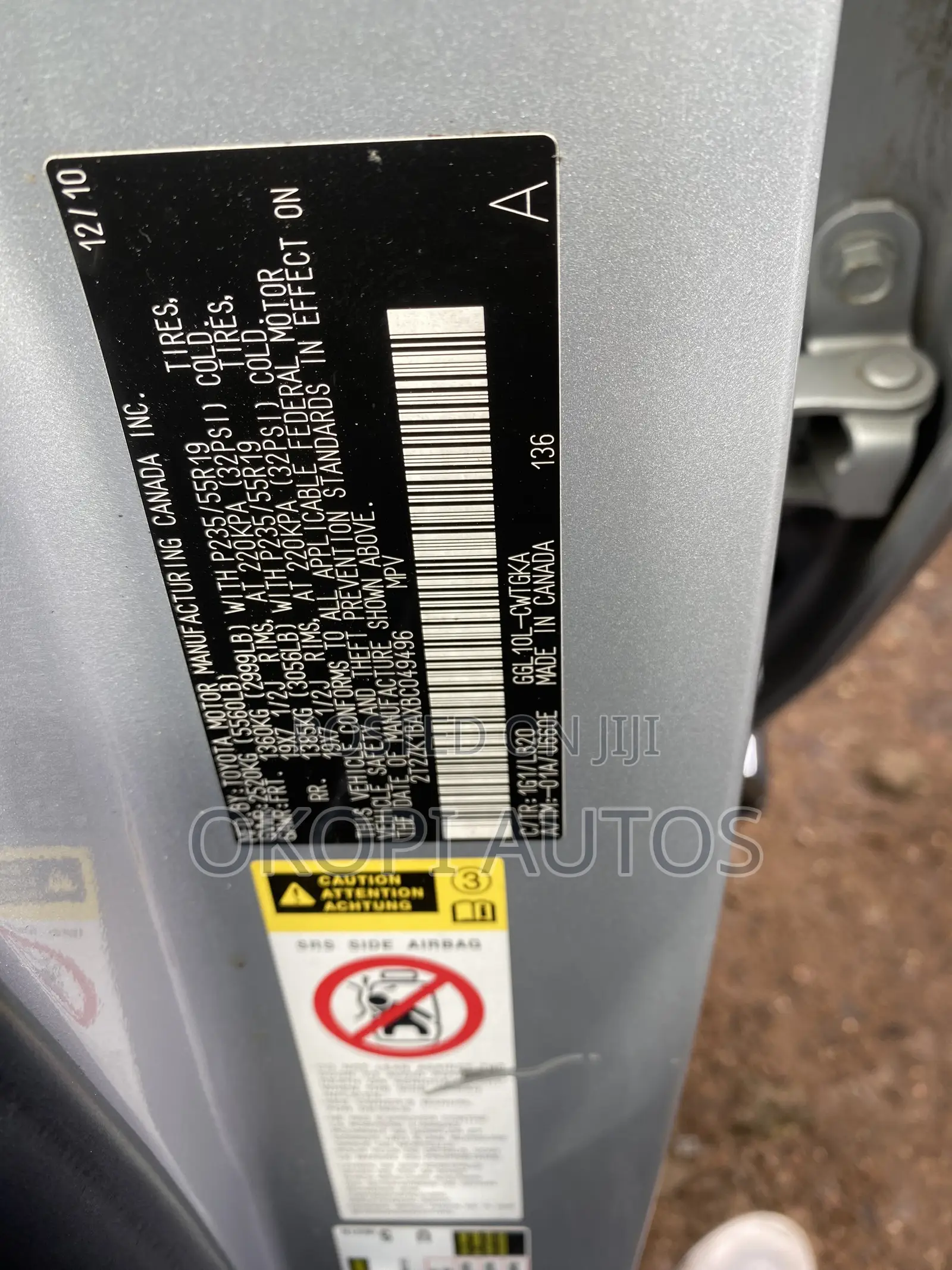 Lexus RX 2011 Silver