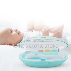 Electric Baby Nail Trimmer Kit With Led Light