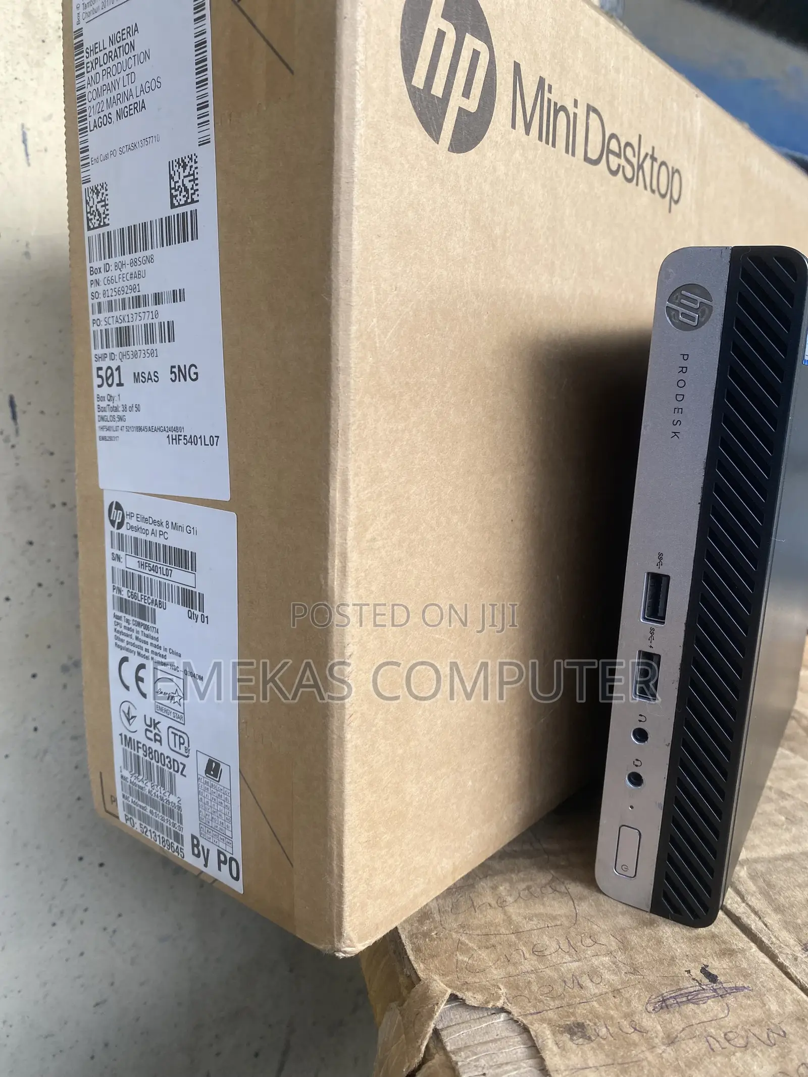 New Desktop Computer HP ProDesk 600 G6 8GB Intel Core i5 SSD 256GB