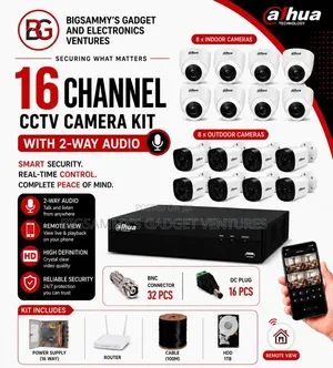 Complete Dahua 16 Channel Cctv Combo With Installation