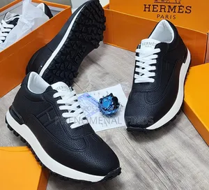 Hermès Men's Premium Sneakers – Black