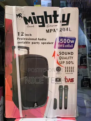 Mighty Pro Audio 12inches Rechargeable Battery Public Address System