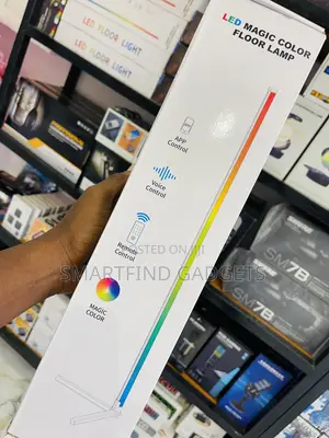 Smart RGB Floor Lamp With App, Voice, and Remote Control.