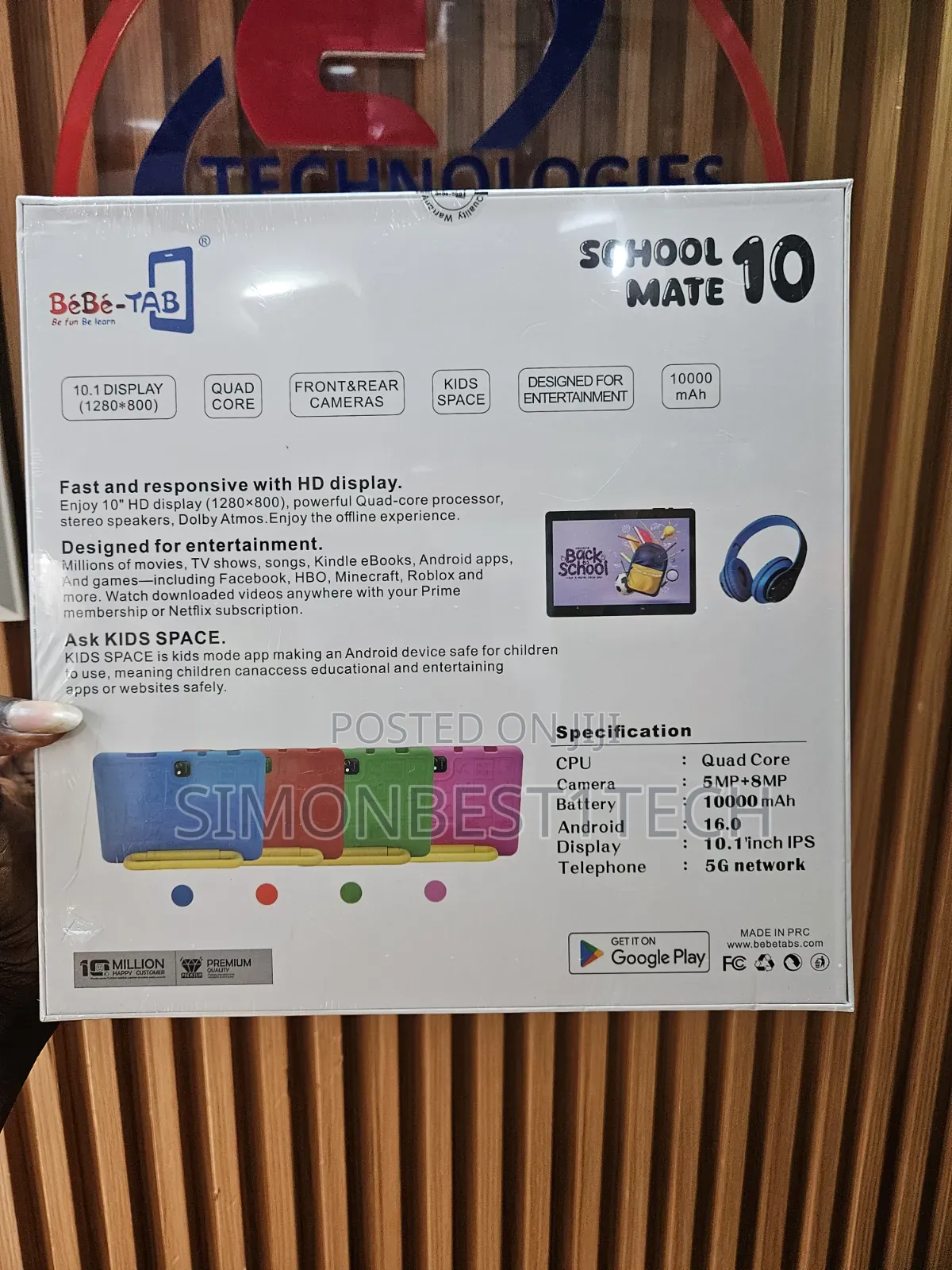 New Bebe B2040 Pro Max 512 GB Blue