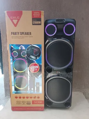 Brand New Exlg X1200 Party Speaker Dj System + Wireless Mic Remote