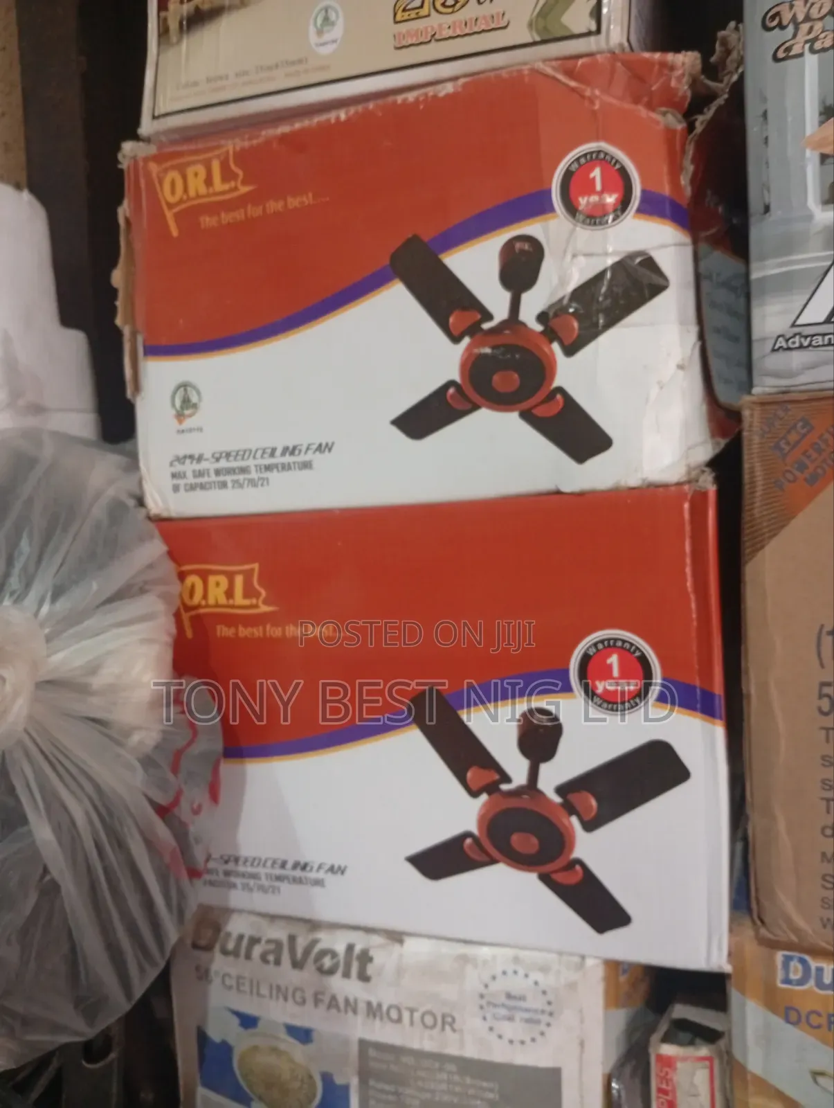 Orl Short Blade Ceiling Fan