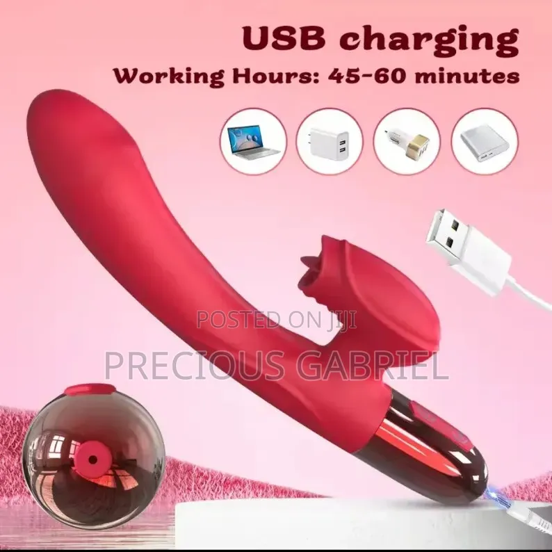 Heated Dildo With Licker