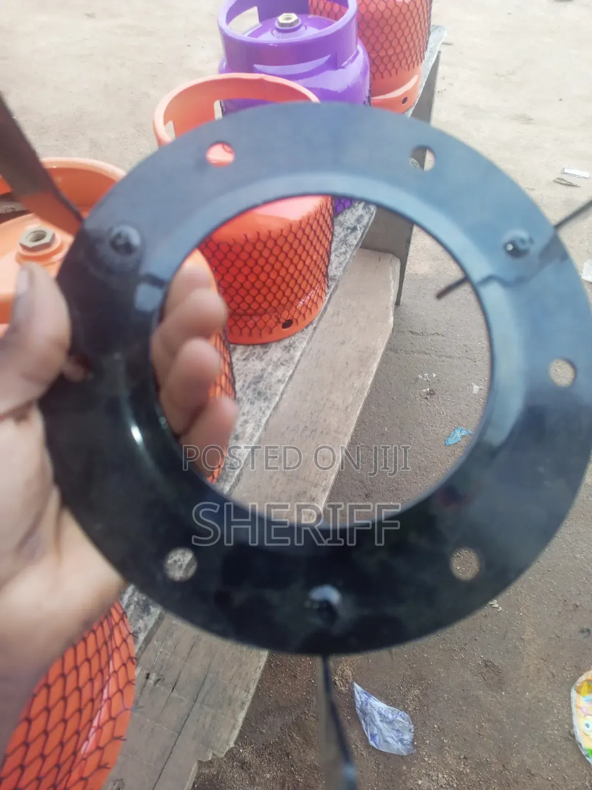 Heavy Duty Camping Gas Cylinder Burner Pan Support Stand