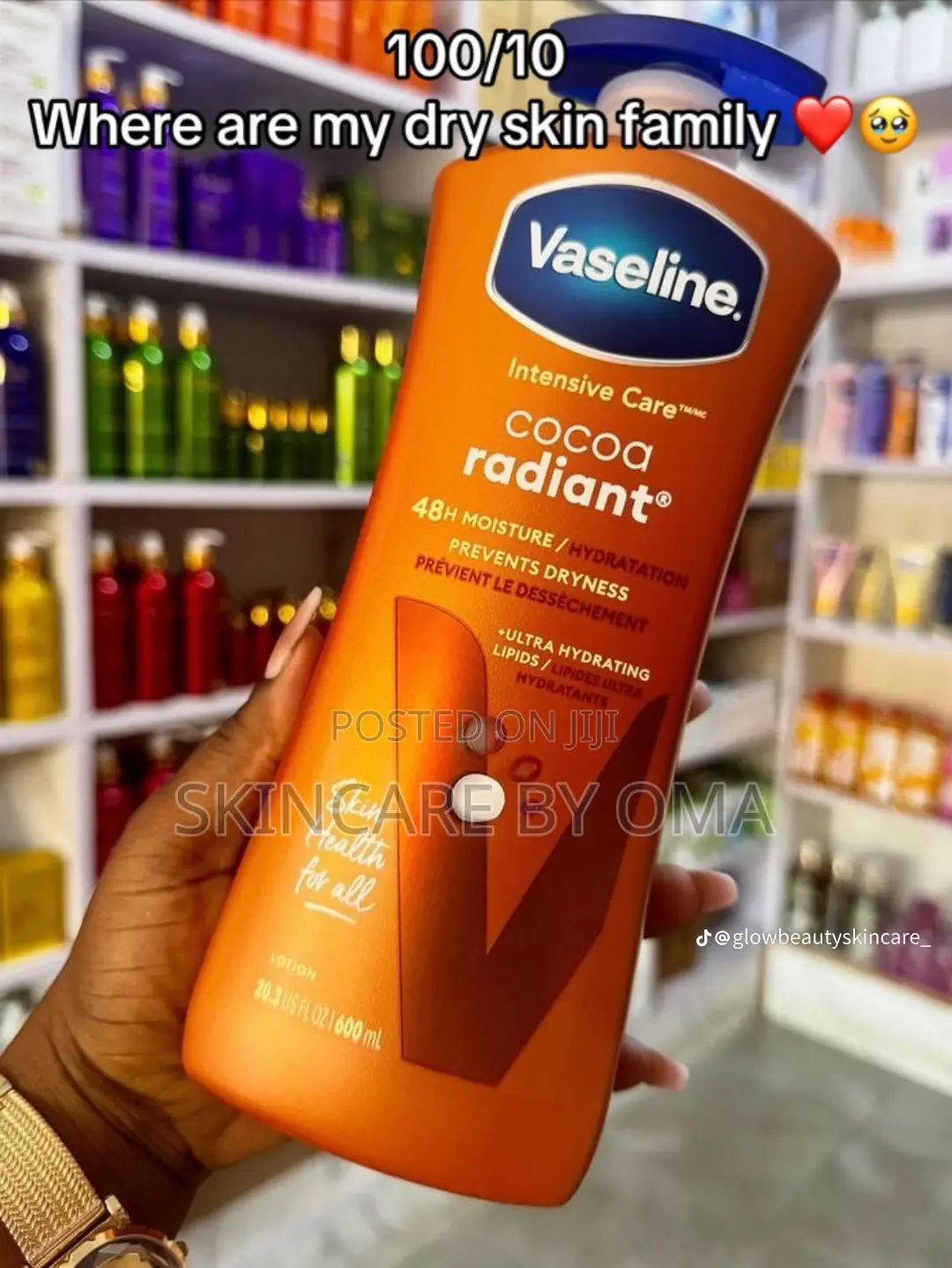 Vaseline Coco Radiant Moisturizing Cream
