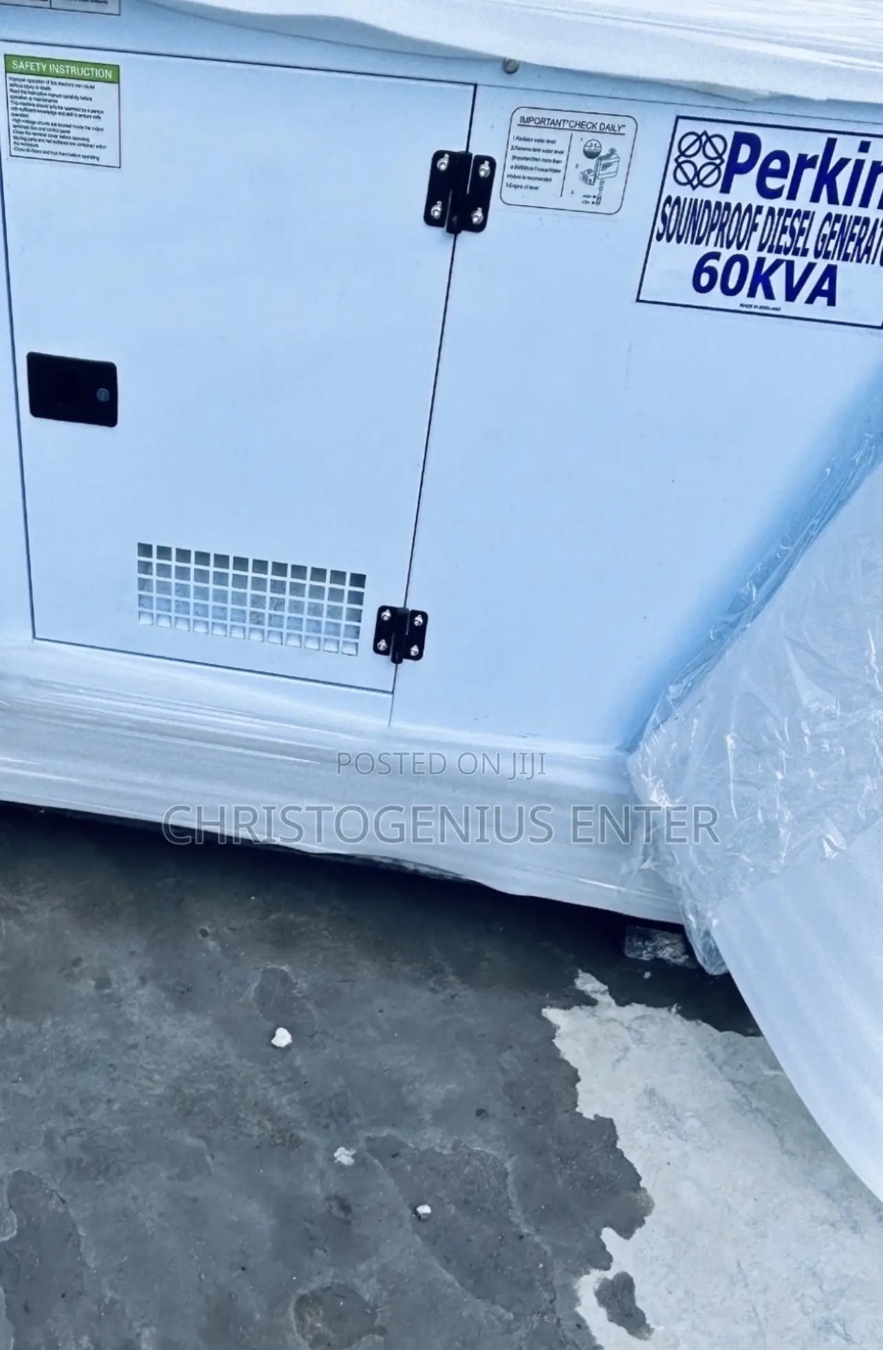 60kva Soundproof Perkins Diesel Generator Set
