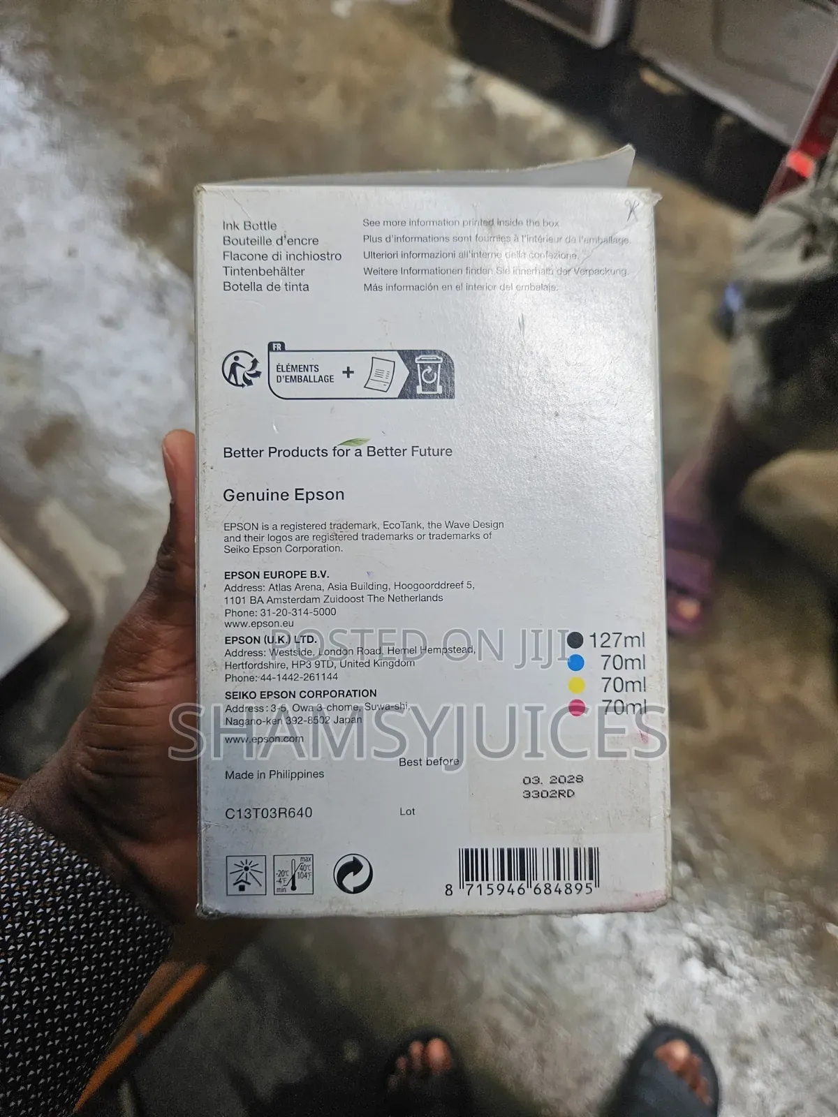 Epson Ink 102