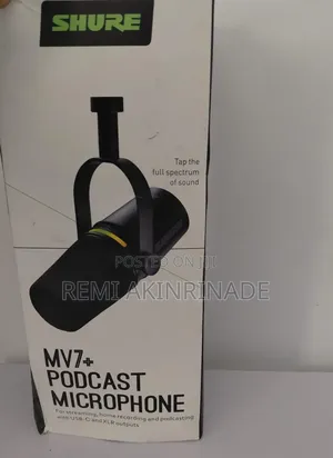 Shure Mv7+, Usb-C, Clean and Barely Used