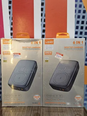 Ldnio 6-in-1 140w Gan Desktop Charger for All Your Devices