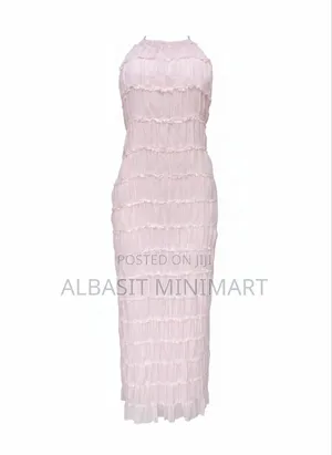 Shein Rafferiza White Lace Maxi