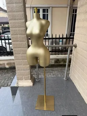Female Golden Dress Form