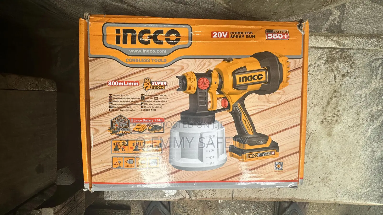 Ingco Cordless Spray Gun