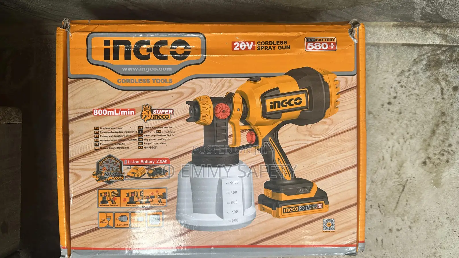 Ingco Cordless Spray Gun