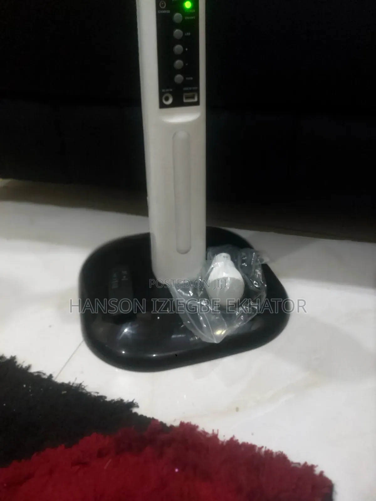 Solar Fan With Panel and Two Led Bub