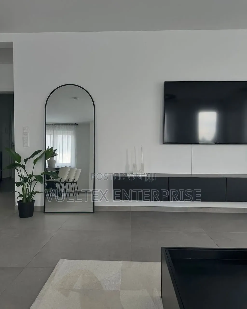 Half Moon Top Mirror