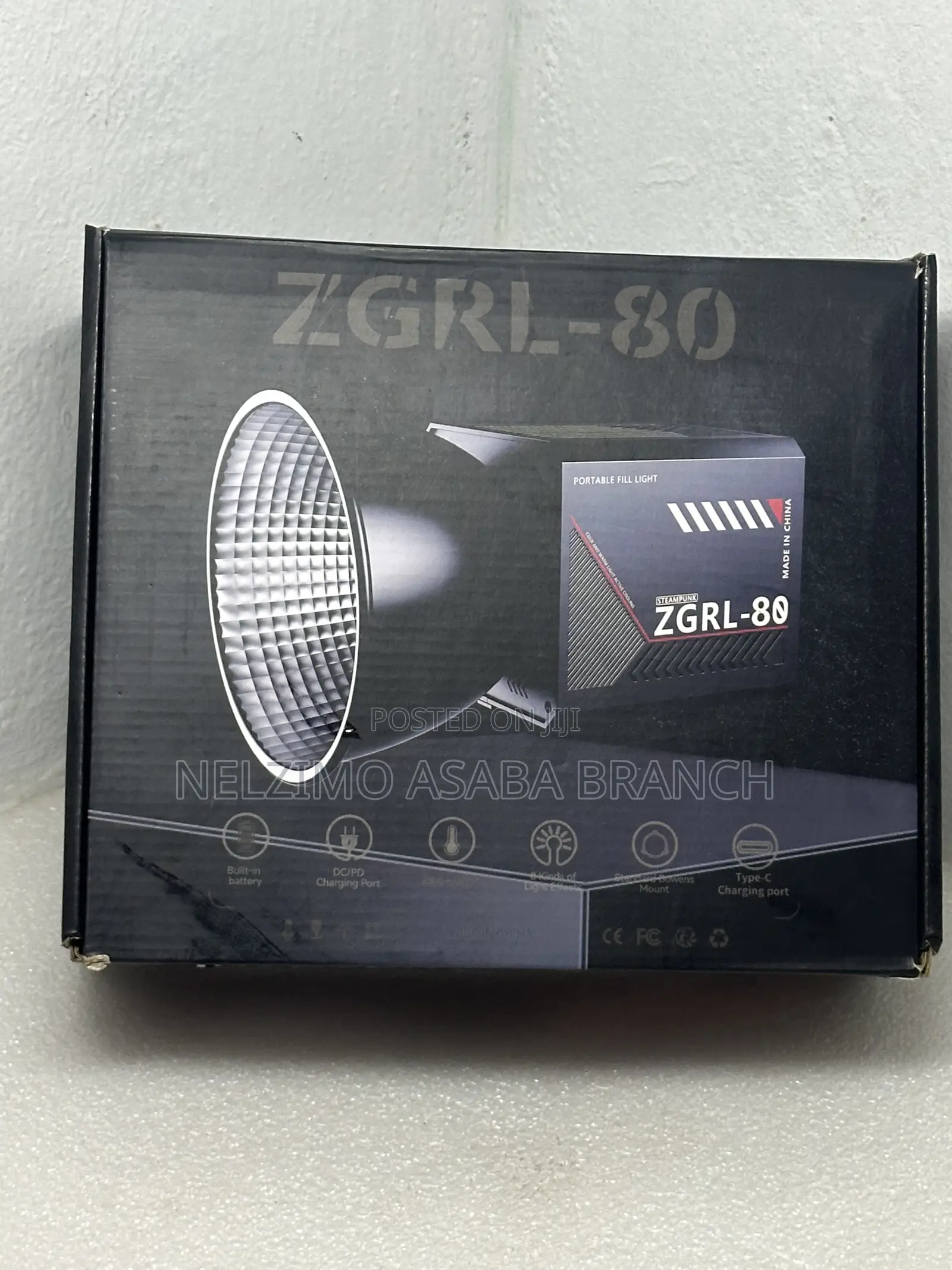 ZGRL-80 Led Studio Light || Rechargeable Focus Light for Photography