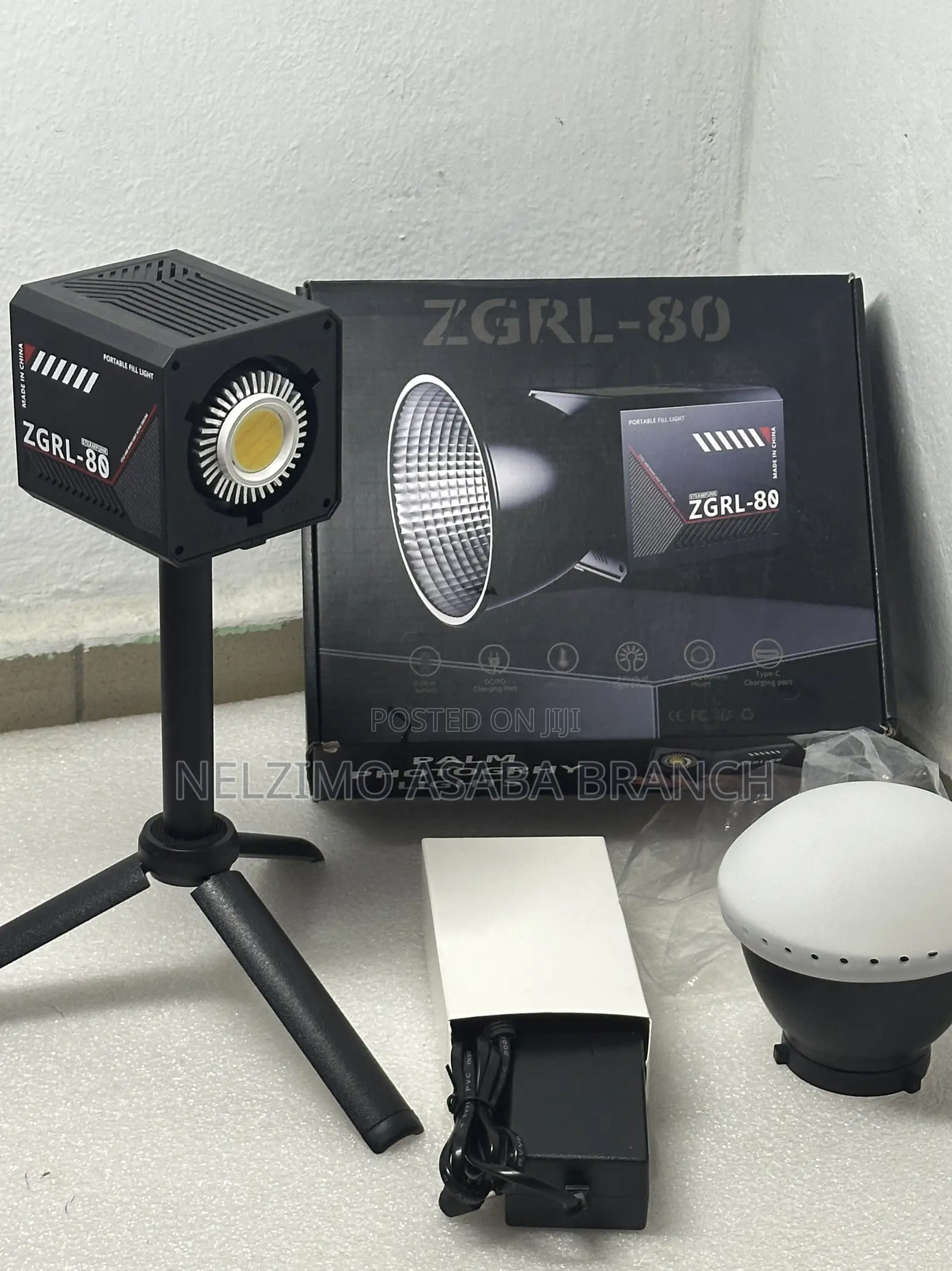 ZGRL-80 Led Studio Light || Rechargeable Focus Light for Photography
