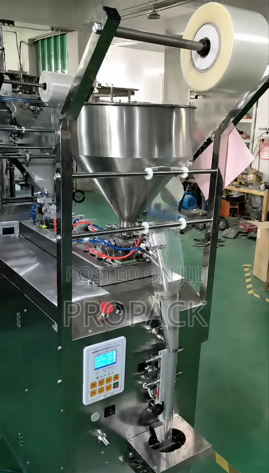 Liquid and Paste Sachet Packaging Machine With Air Compressor