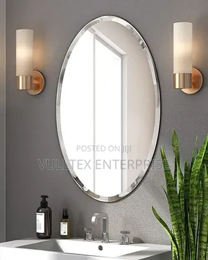 Oval Belveled Mirror