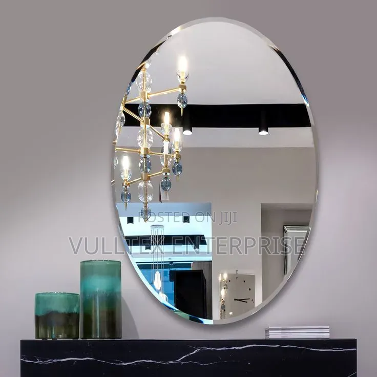 Oval Belveled Mirror