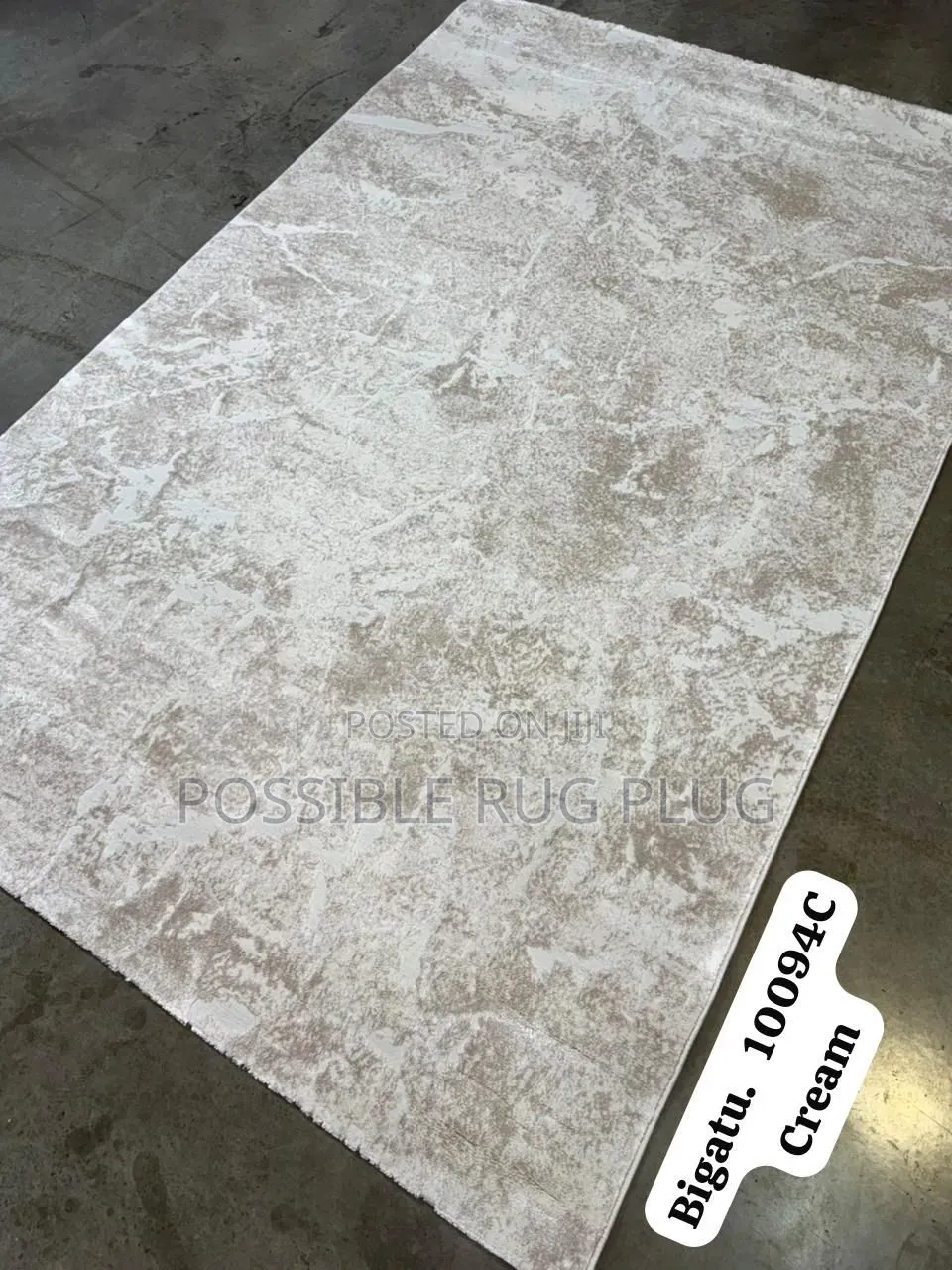 Bugatti Beige Color Center Rug
