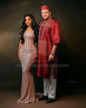 Rose-Gold Maroon Fusion Wedding Set.