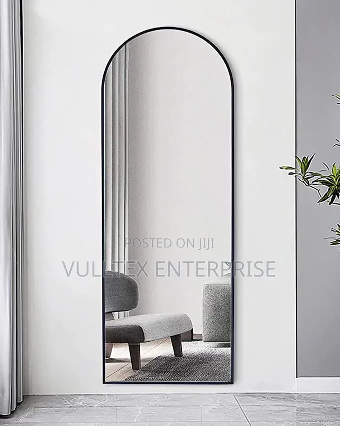 Wall Mounted Half Moon Top Mirror