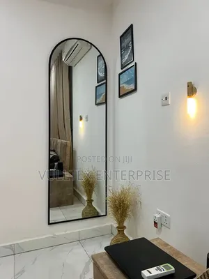 Wall Mounted Half Moon Top Mirror
