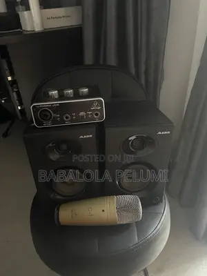 Complete Recording Setup Interface, Speakers,Cables With Free Mic