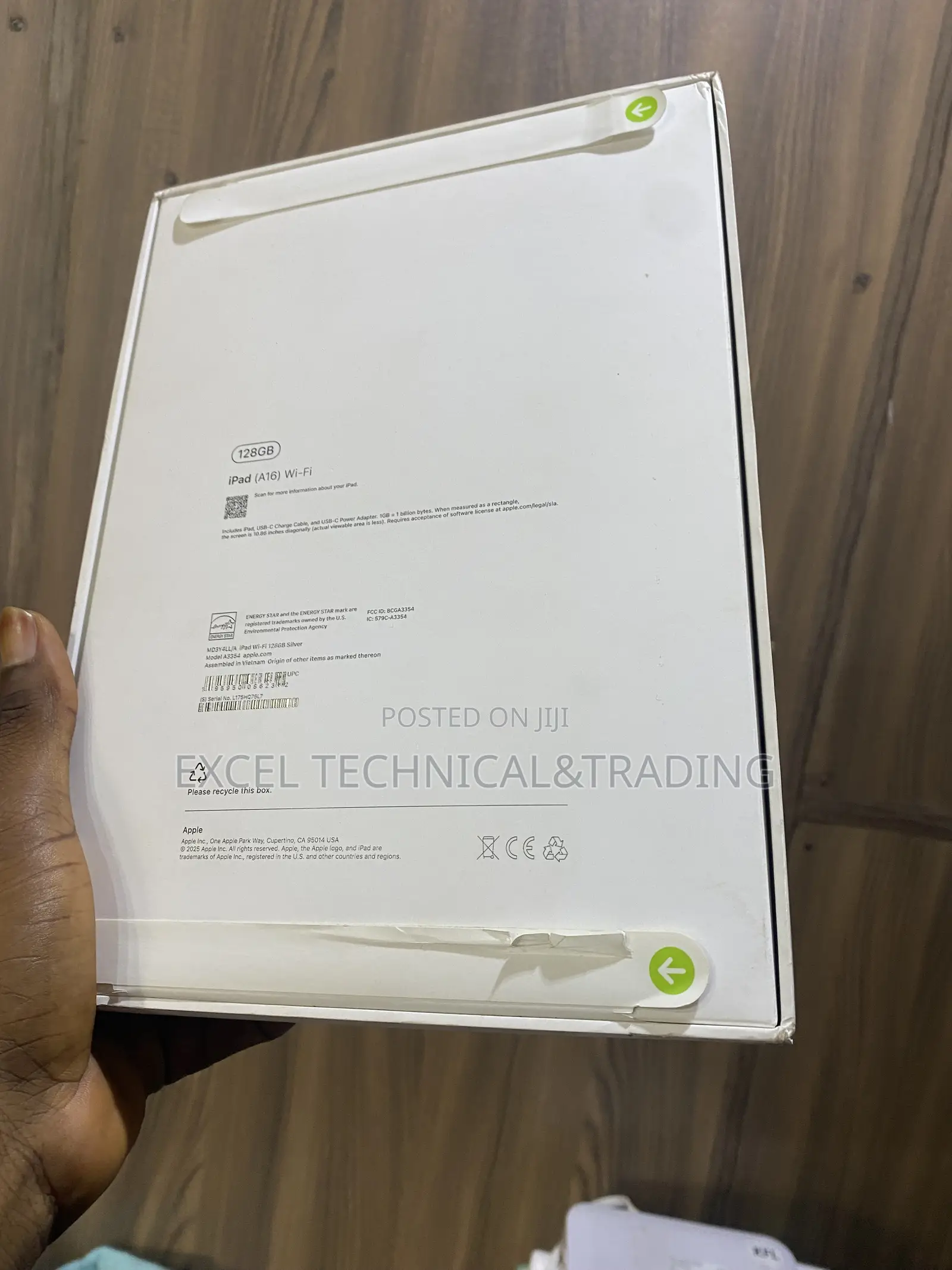 New Apple iPad (2025) 128 GB Silver