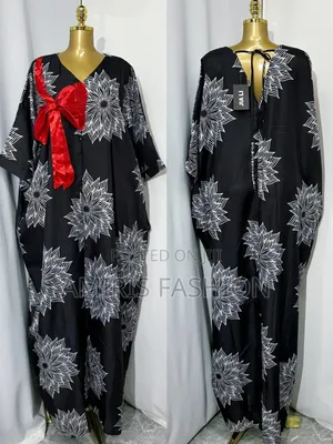 Beautiful Bubu Gown With Bow Tie Design
