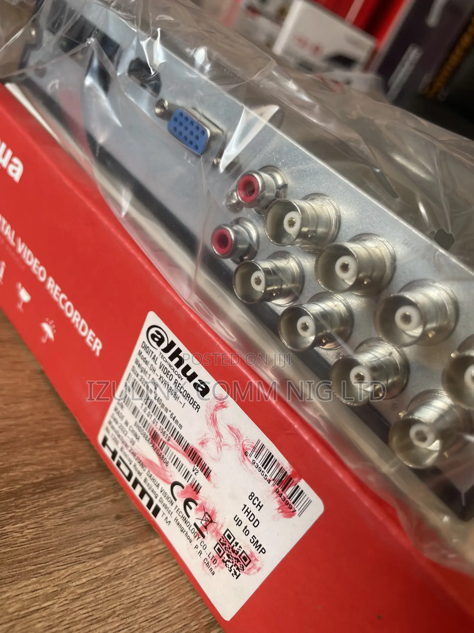 8channles DVR 5mp Model Dx-Xvr1b08h-1
