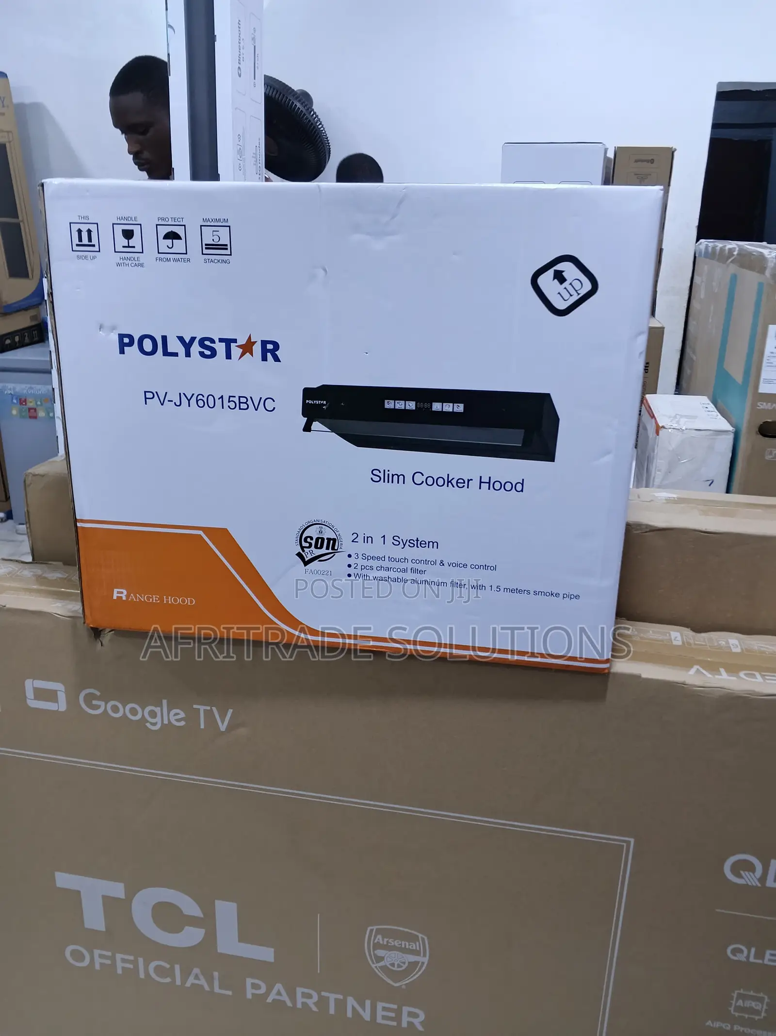 Polystar Pv-Jy6015bvc Kitchen Smoke Extractor