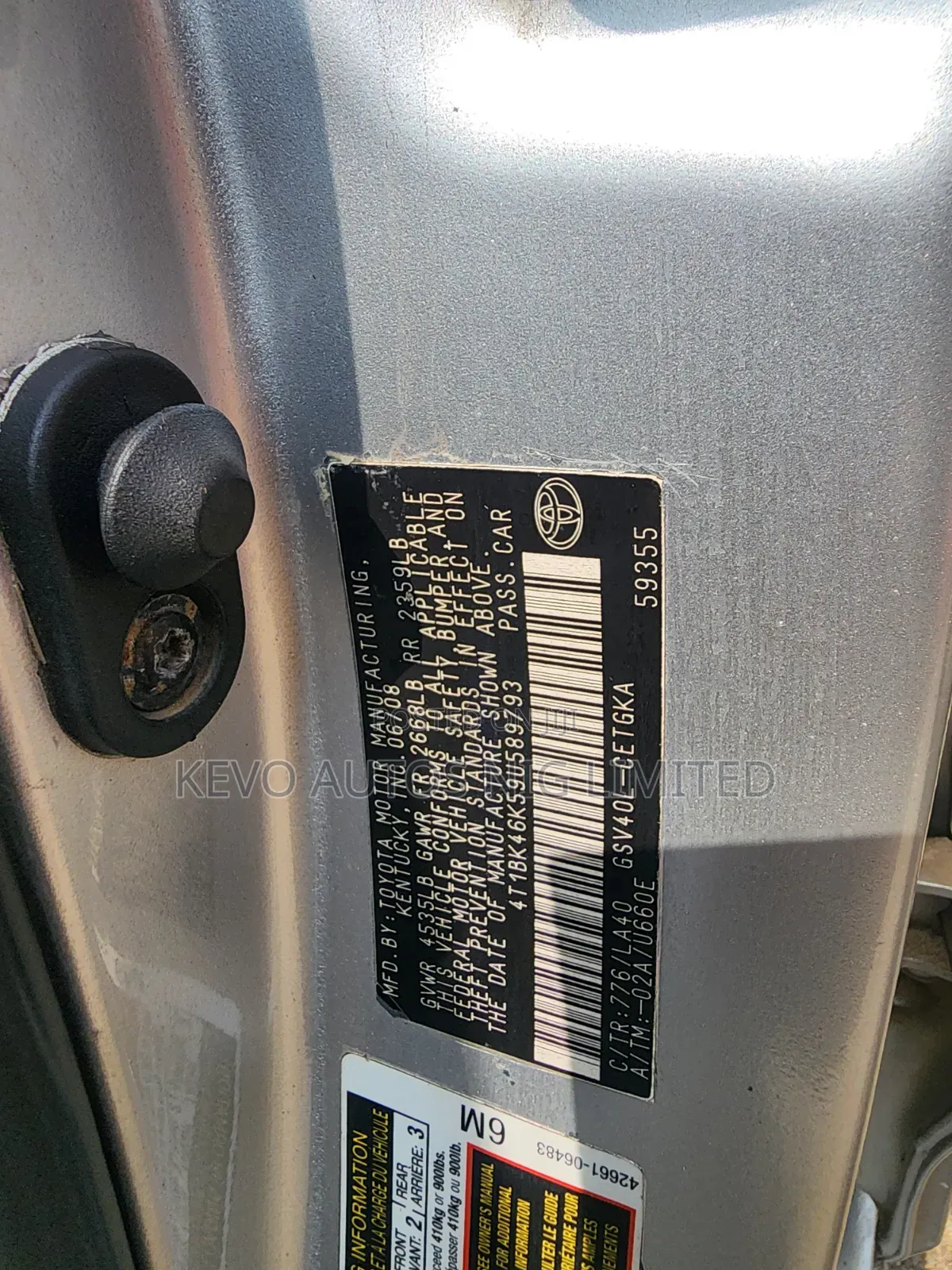 Toyota Camry 2009 Silver