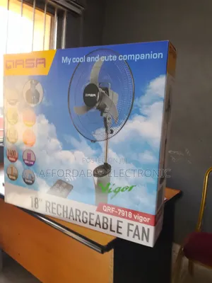 Qasa 18inch Rechargeable Quiet Operation Fan