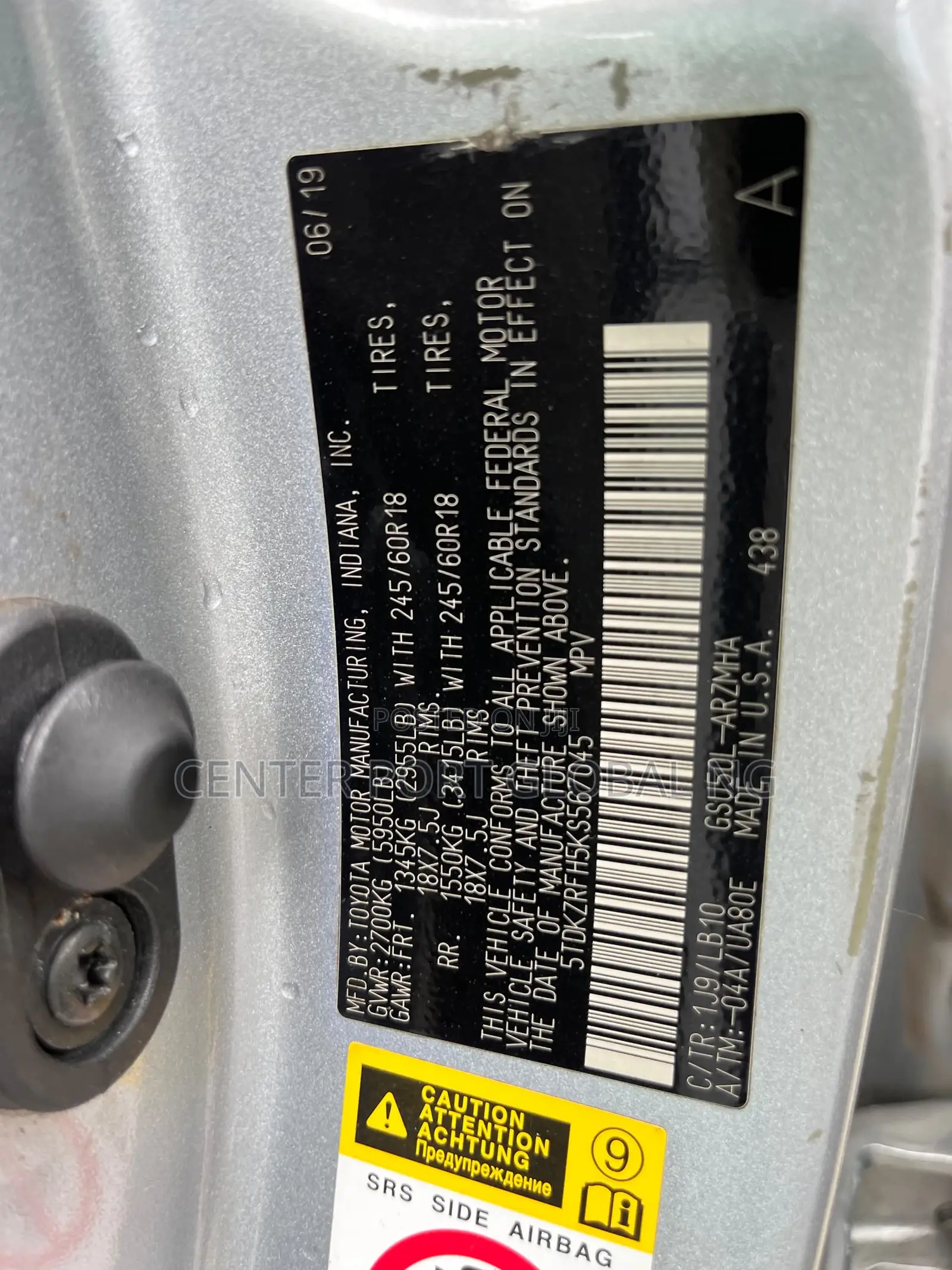 Toyota Highlander XLE 2019 Silver